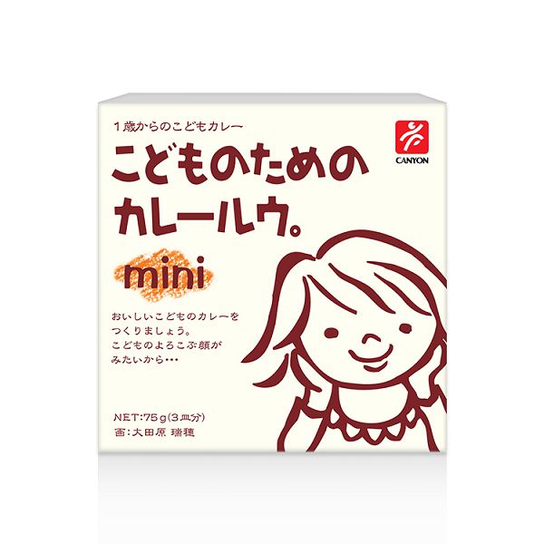 日本 CANYON 兒童MINI咖哩塊75g(一歲以上適用)