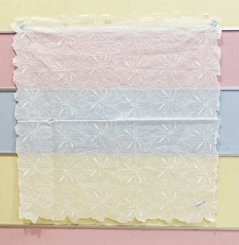 【震撼精品百貨】日本精品百貨 日本絲巾/手帕-蕾絲白#88900 震撼日式精品百貨