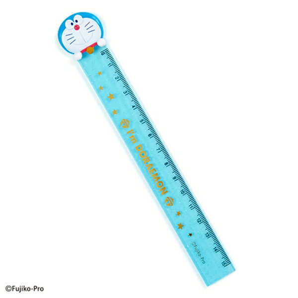 【震撼精品百貨】Doraemon 哆啦A夢 小叮噹造型直尺(15CM)-藍#23592 震撼日式精品百貨