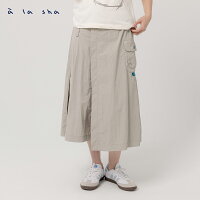 a la sha 打褶造型工裝褲裙 a la sha 打褶造型工裝褲裙