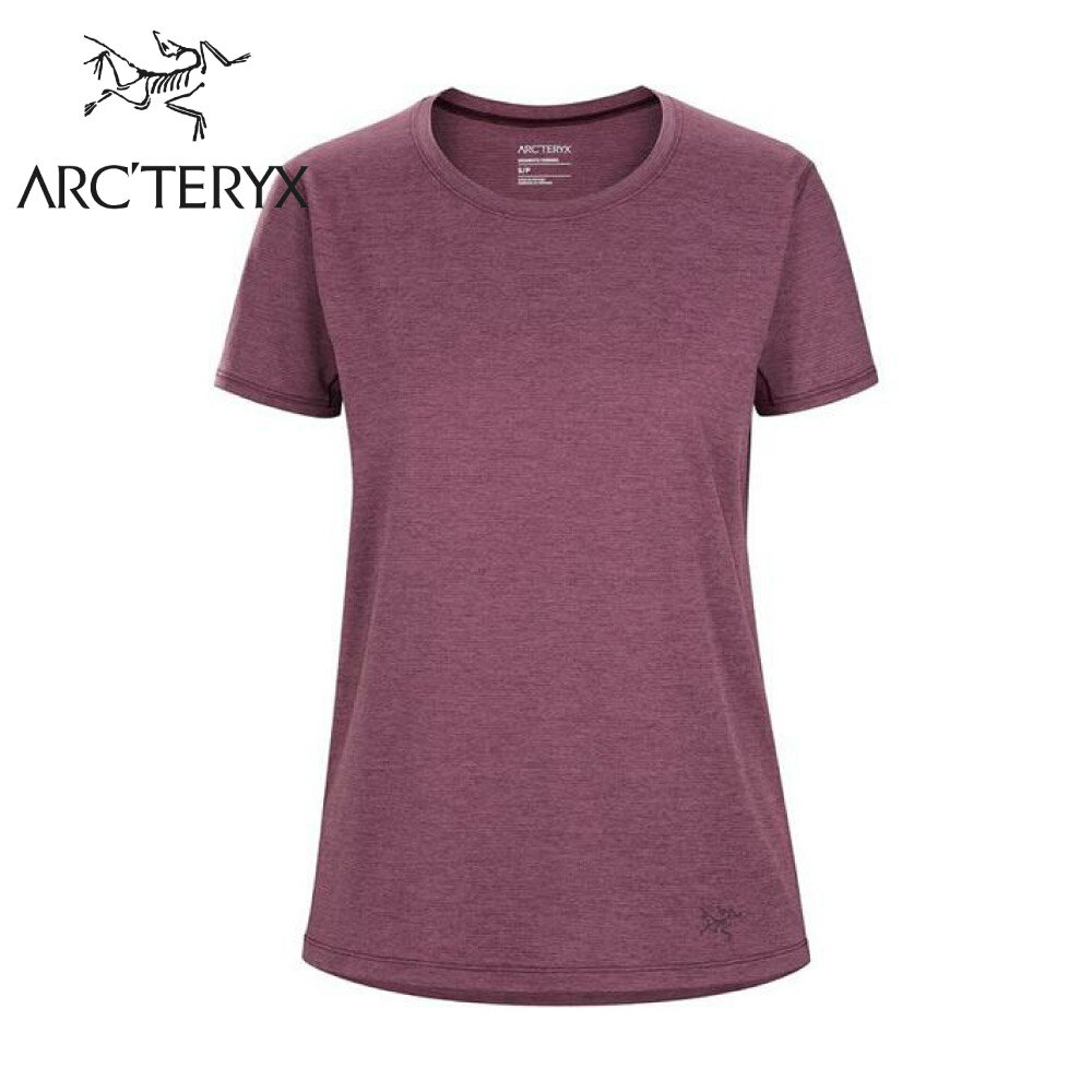 【ARC'TERYX 始祖鳥 女 Taema 快乾短袖圓領衫《丘比特雜紫》】29159/排汗衣/短T/T恤