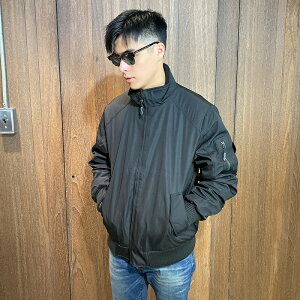 美國百分百【全新真品】Calvin Klein CK 男 保暖 厚款 外套 夾克 立領 素面 黑色 M號 D086