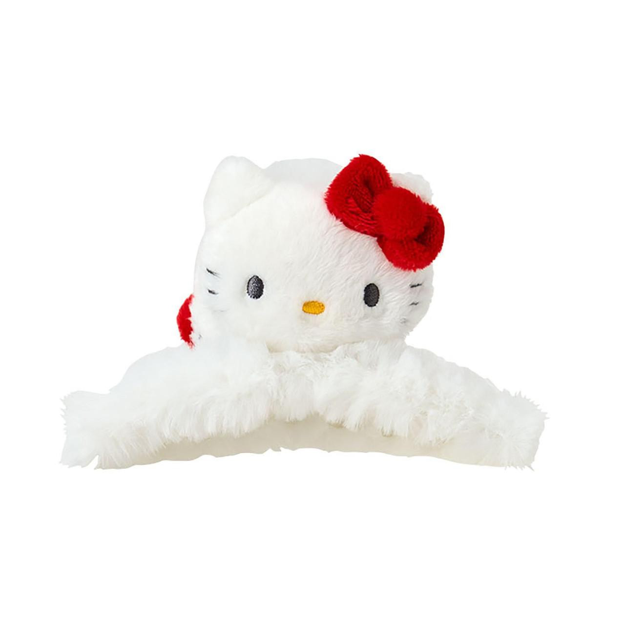 【震撼精品百貨】Hello Kitty 凱蒂貓~日本SANRIO三麗鷗 KITTY絨毛造型鯊魚夾-大臉款*15166