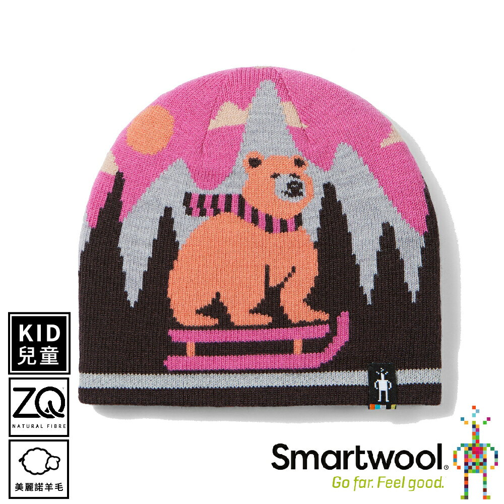 【SmartWool 美國 孩童 雙面兩用毛帽《赤陶色》】SW003002/童帽/保暖帽/雪帽/休閒帽/防寒/登山
