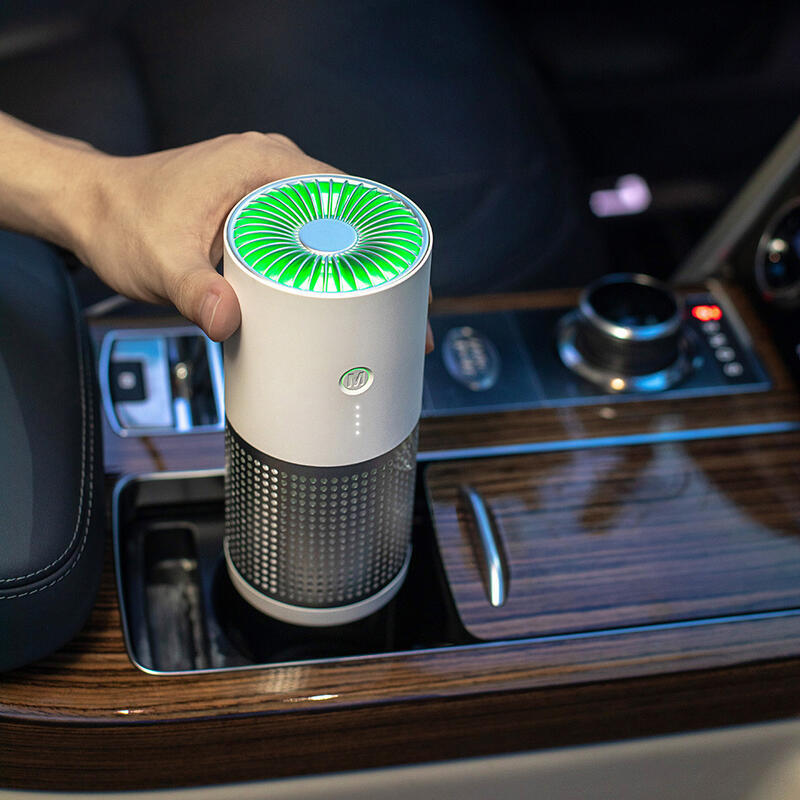 48h出貨丶定製車載空氣淨化器 usb負離子便攜除異味甲醛車用空氣淨化器
