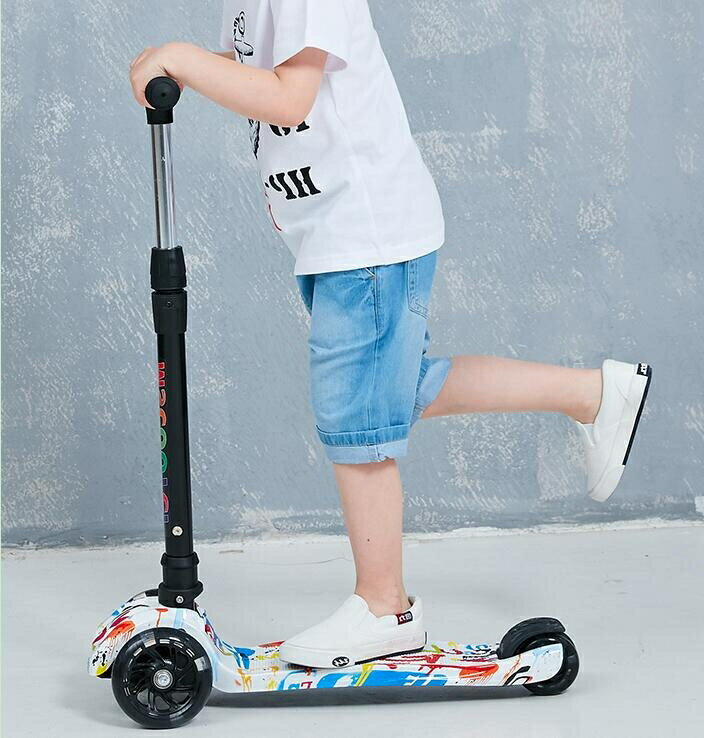 滑板車 滑板車兒童2-6-12歲8以上1小孩踏板可坐三合一單腳滑滑溜溜車TW