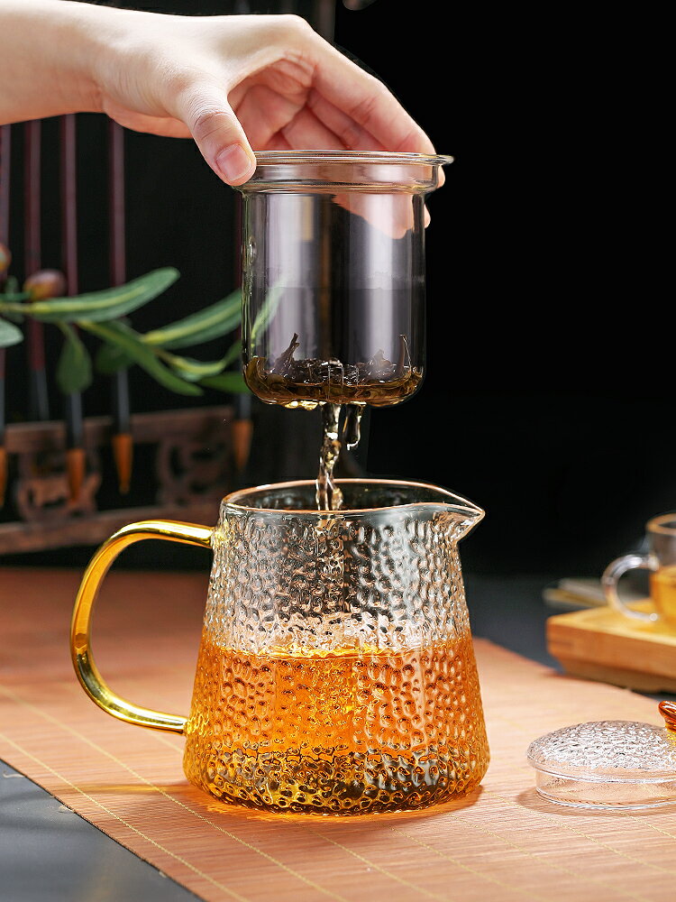 加厚玻璃茶壺泡茶壺過濾煮茶耐高溫燒水家用耐熱花茶套裝茶具單壺