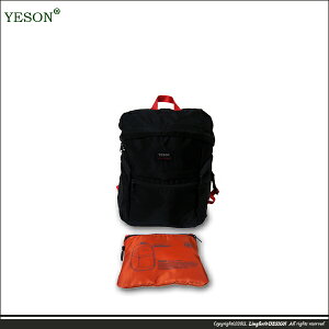 【YESON】輕量折疊收納後背袋/休閒後背包F665