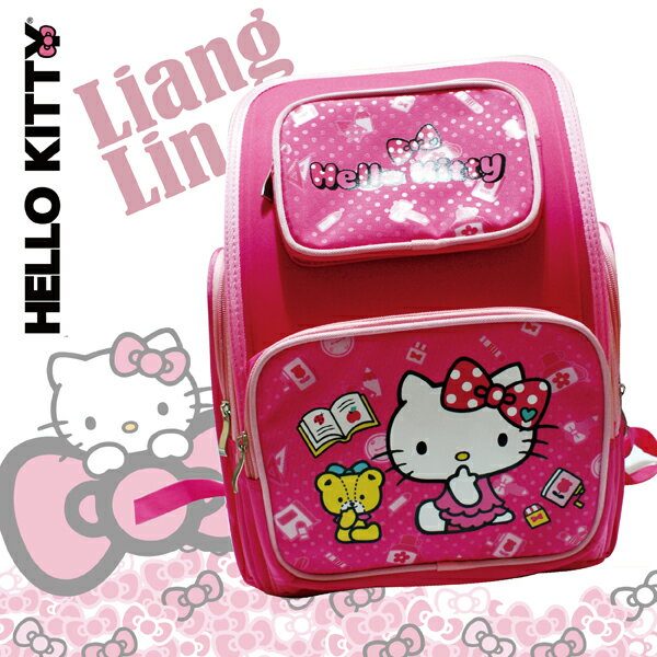 【Hello Kitty】 人體工學護脊書包/小學生後背書包406745