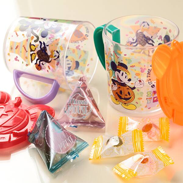 🎃 萬聖節限定🎃【超值4入組】日本 米奇米妮 萬聖節限定甜點杯 限量發售 售完為止 送禮 自用 點心組 實用禮物 糖果【小福部屋】 1