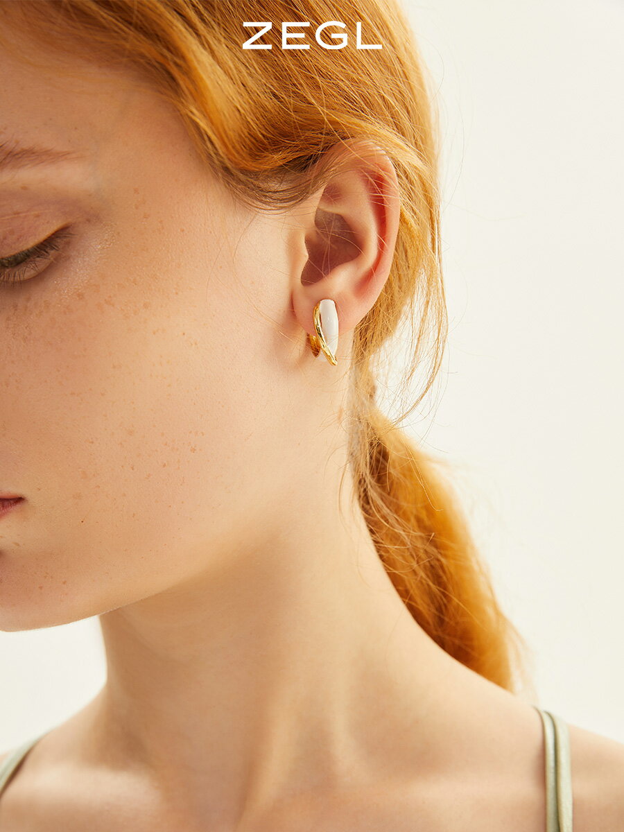 ZEGL無耳洞蚊香盤耳夾女輕奢耳環2021年新款潮耳骨夾高級感耳飾品