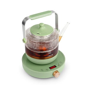 北歐家用辦公室蒸茶器耐高溫玻璃蒸汽燒水泡茶網紅電熱自動煮茶壺