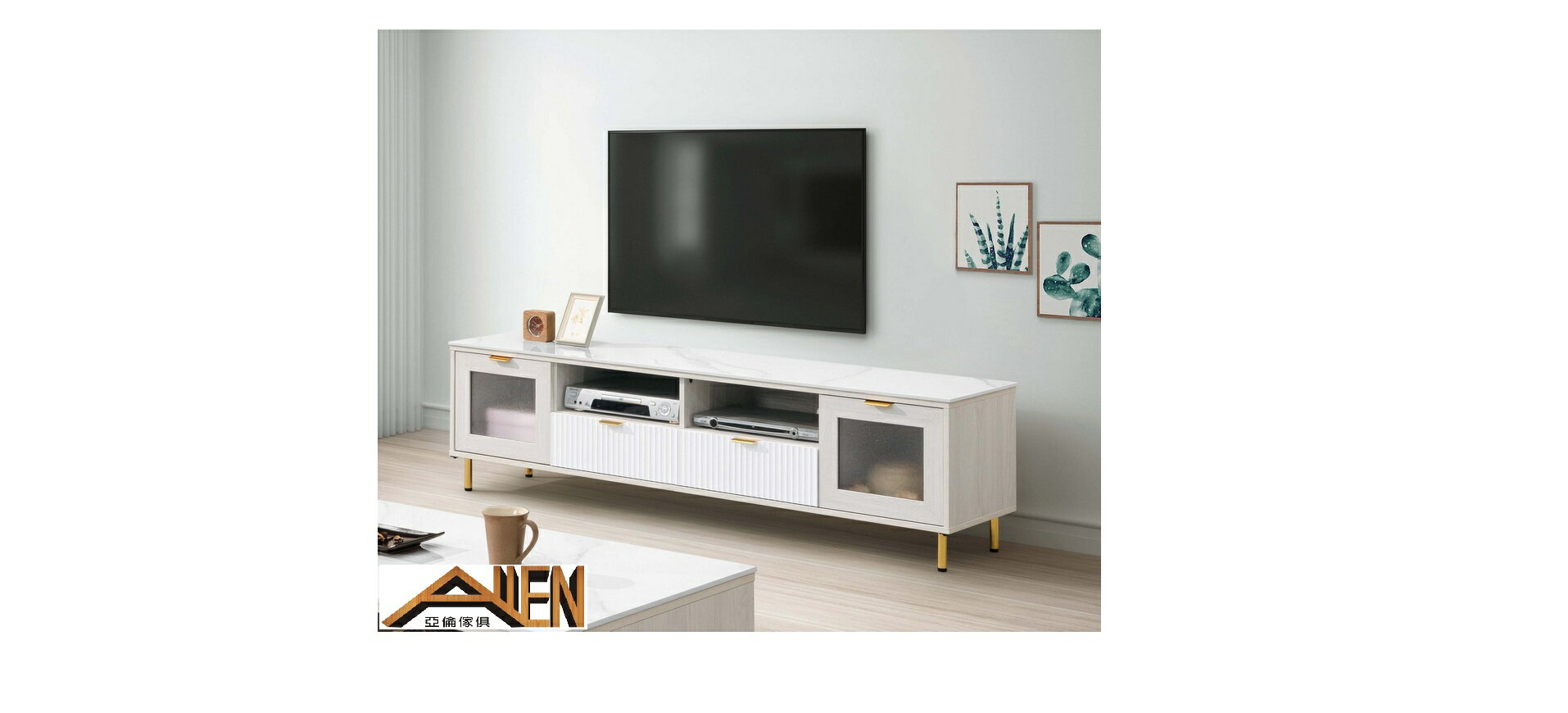 亞倫傢俱*黛妮絲6尺岩板長櫃