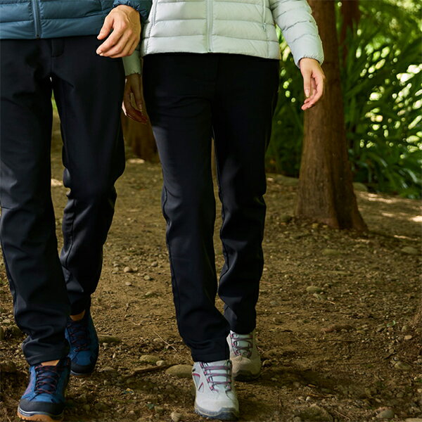 臺灣【ATUNAS】歐都納 女款抗風保暖褲 / 刷毛長褲 / 商務休閒 / 輕量抗風保暖