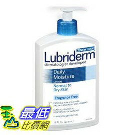 [美國代購] Lubriderm 身體滋潤保濕乳液無香型 709ml x1瓶 Daily Moisture Lotion 適 一般/乾性肌膚
