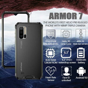 Ulefone Armor 7 三防機 雙卡 手機 5500電池 IP68/69K軍規防護 無線充電 NFC【APP下單最高22%點數回饋】