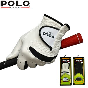 polo 高爾夫手套 男士 透氣防滑手套 有雙手 單只golf小羊皮手套