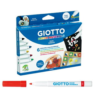 【義大利 GIOTTO】裝飾筆(6色) ★產地:義大利 / 特殊筆