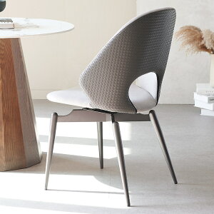 餐桌 餐椅意式極簡設計師創意辦公椅子家用可旋轉餐桌椅