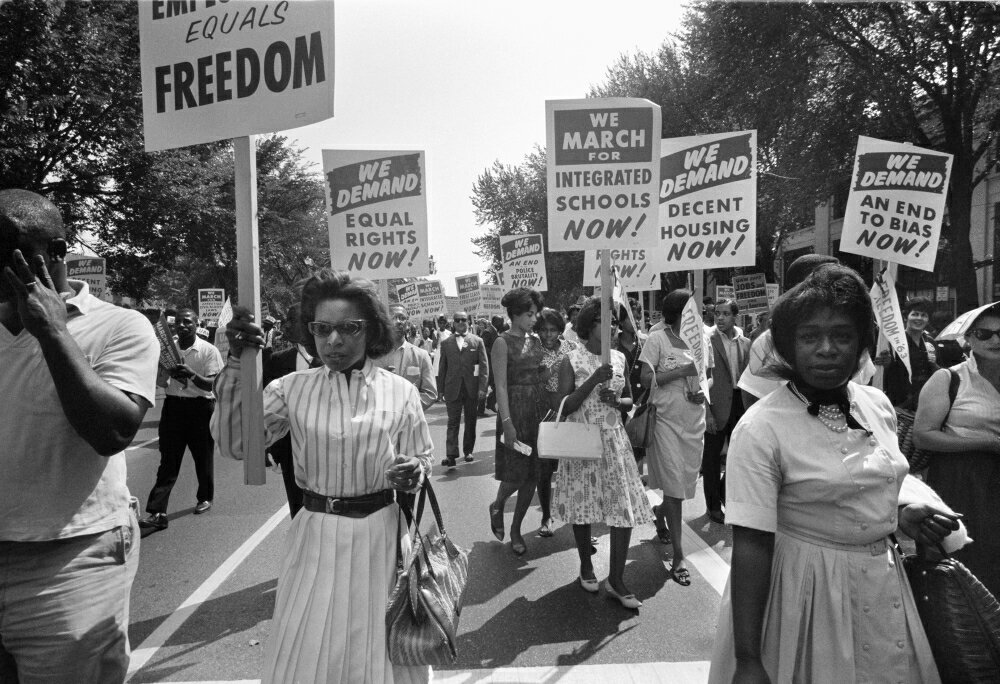 Posterazzi: March On Washington 1963 Npicketers Carrying Signs Calling ...