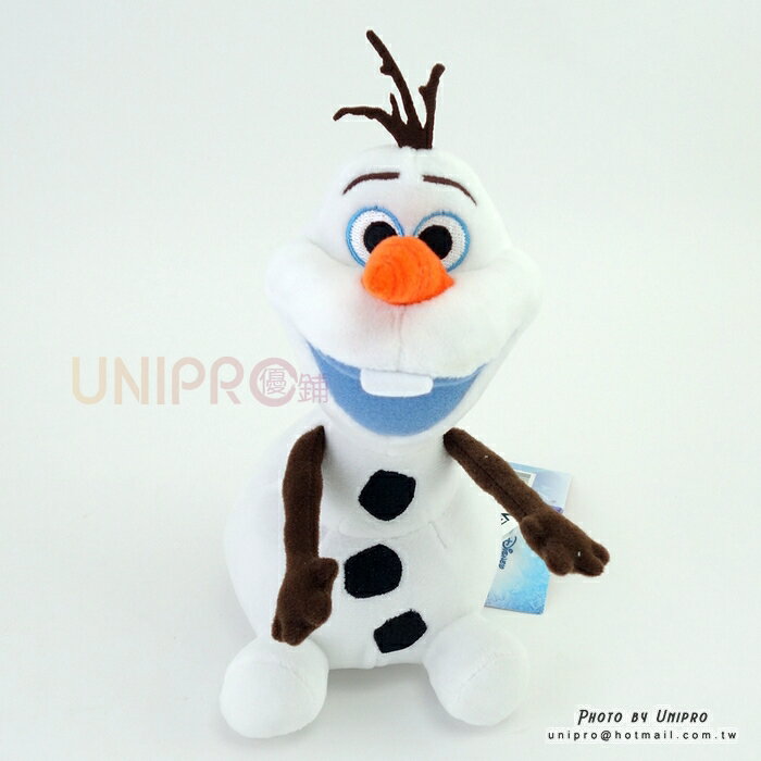 【UNIPRO】冰雪奇緣 FROZEN 雪寶19公分 絨毛玩偶 娃娃 迪士尼正版授權