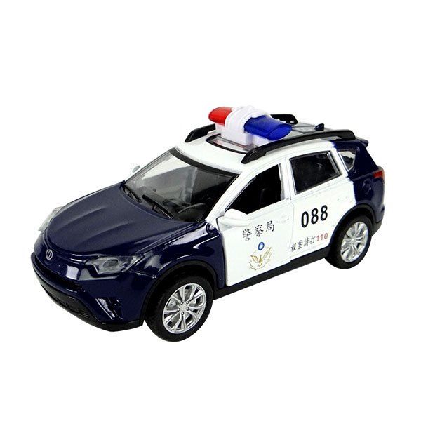 【888便利購】1:32 合金SUV休旅台灣110警車模型(聲光迴力車門可開)(ST)