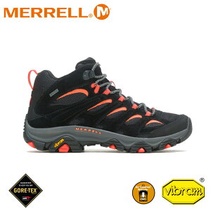【MERRELL 美國 男 MOAB 3 MID GORE-TEX《黑色》】ML037033/登山/健行鞋