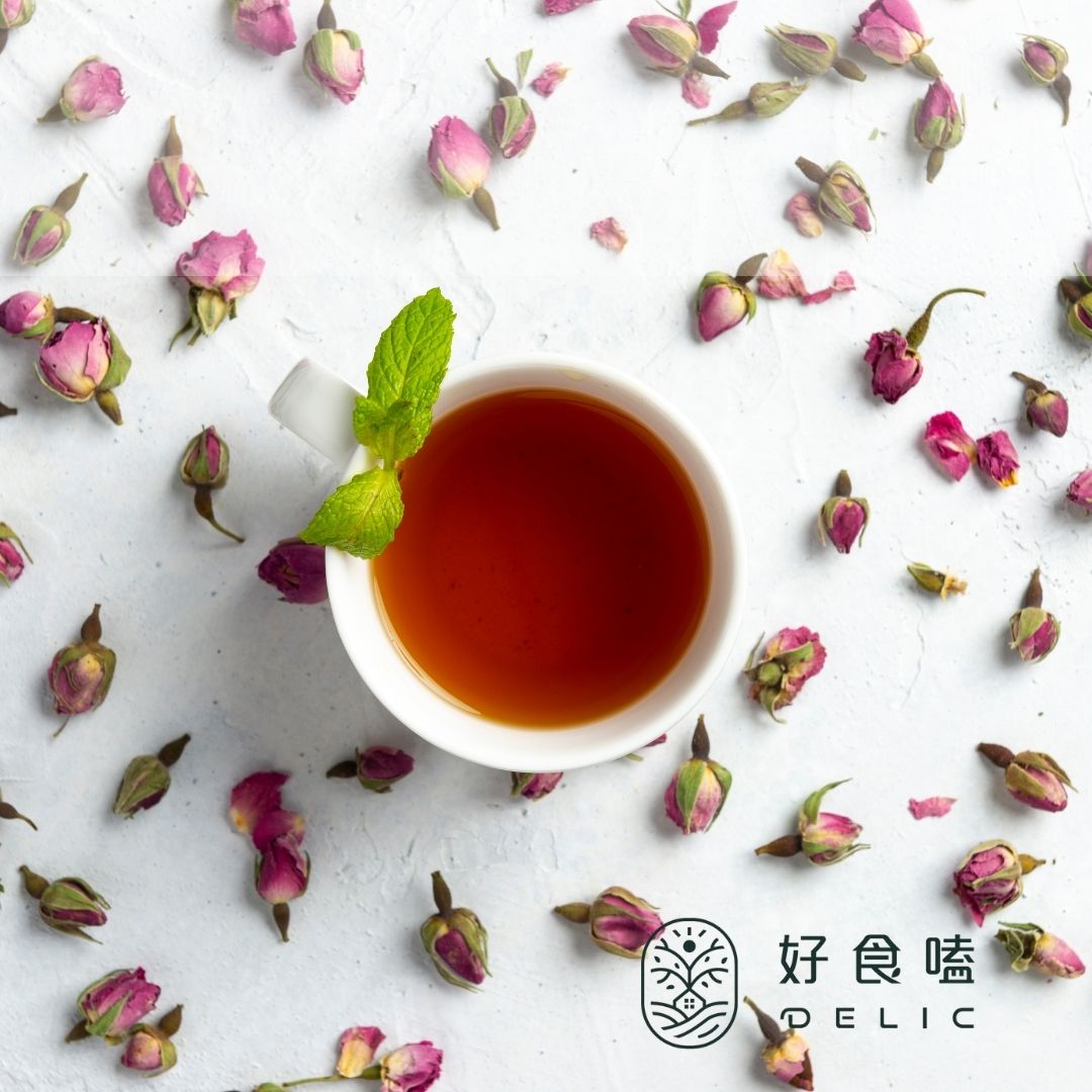 【Delic好食嗑】通過SGS驗證 歐洲粉紅玫瑰花茶三角茶包 立體茶包
