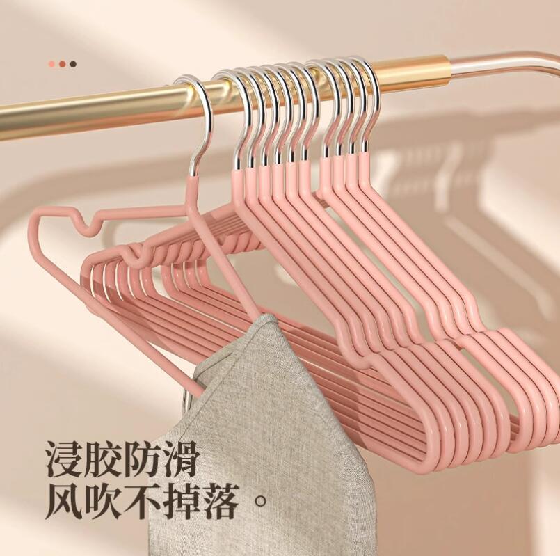 衣架家用掛衣晾衣架無痕防滑晾衣撐成年人加粗宿舍學生晾大衣服架【繁星小鎮】