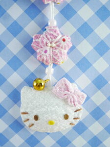 【震撼精品百貨】Hello Kitty 凱蒂貓~KITTY手機吊飾-和風系列-粉櫻花