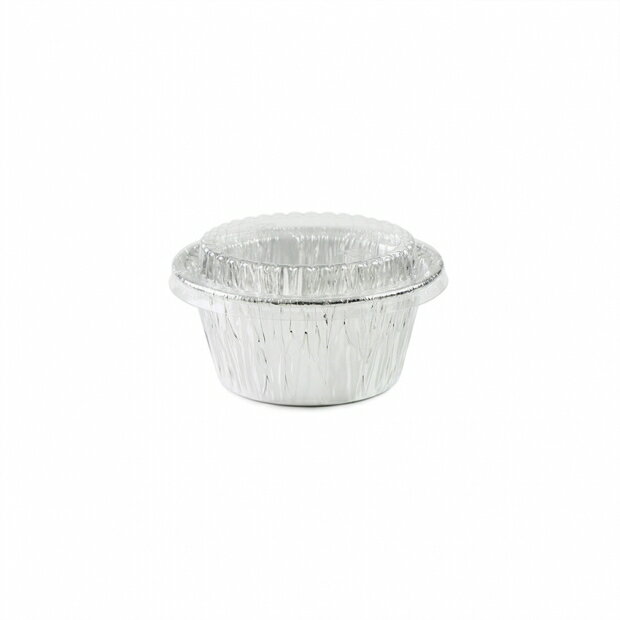 【115】100入鋁箔容器 可加購透明蓋 115cc 鋁箔容器 錫箔盒 噴槍烤焦糖 小布丁杯 小容量 圓形鋁箔 烤布蕾 一次性容器 氣炸鍋可用 安全無毒 年糕發糕 小蛋糕 茶碗蒸 小菜碟 可直火加熱【APP滿額下單10%點數(單一帳號最高1500點)】8/31止 3