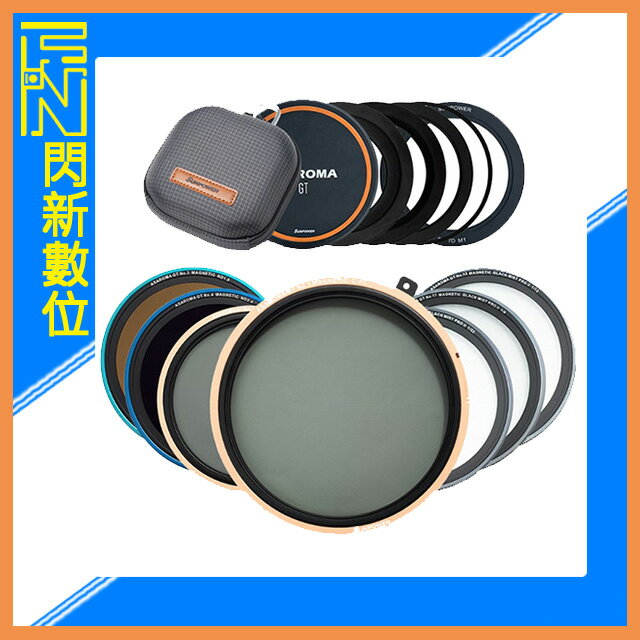 搶券最高折233｜SUNPOWER ASAROMA GT 磁吸式濾鏡套組(公司貨) CPL ND 黑柔焦 快裝 快拆 67-95mm【CUBE卡最高10%回饋】
