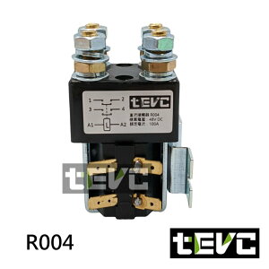 《tevc電動車研究室》R004 直流接觸器 兩路 常開 大電流 繼電器 100A 電動車 球車 代步車 DC 48V