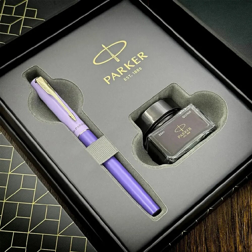 PARKER派克 威雅XL系列 靈感紫（限定）鋼筆 墨水禮盒組