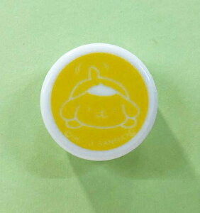 【震撼精品百貨】Pom Pom Purin 布丁狗 Sanrio旅行用空罐-黃#71806 震撼日式精品百貨