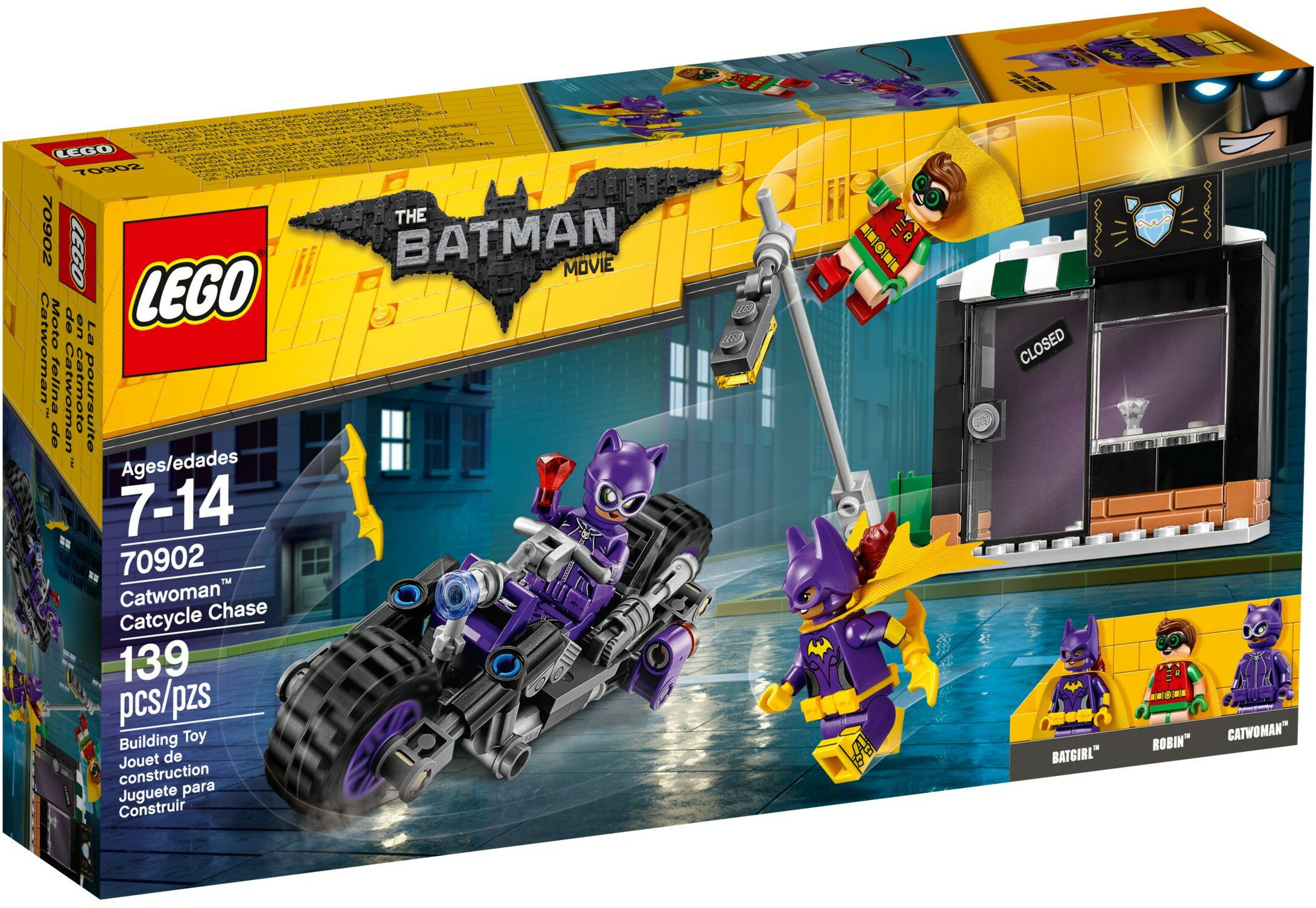 ☆勳寶玩具舖【現貨】LEGO 樂高 蝙蝠俠電影 70902 Catwoman Catcycle Chase