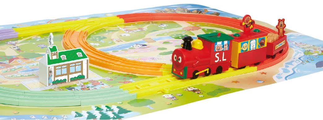 X射線【C003267】麵包超人火車+軌道玩具 ，兒童玩具/益智玩具