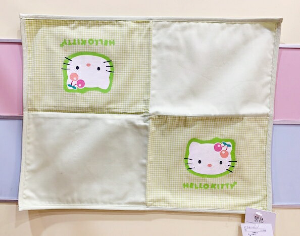 【震撼精品百貨】Hello Kitty 凱蒂貓 餐墊-綠格【共1款】 震撼日式精品百貨