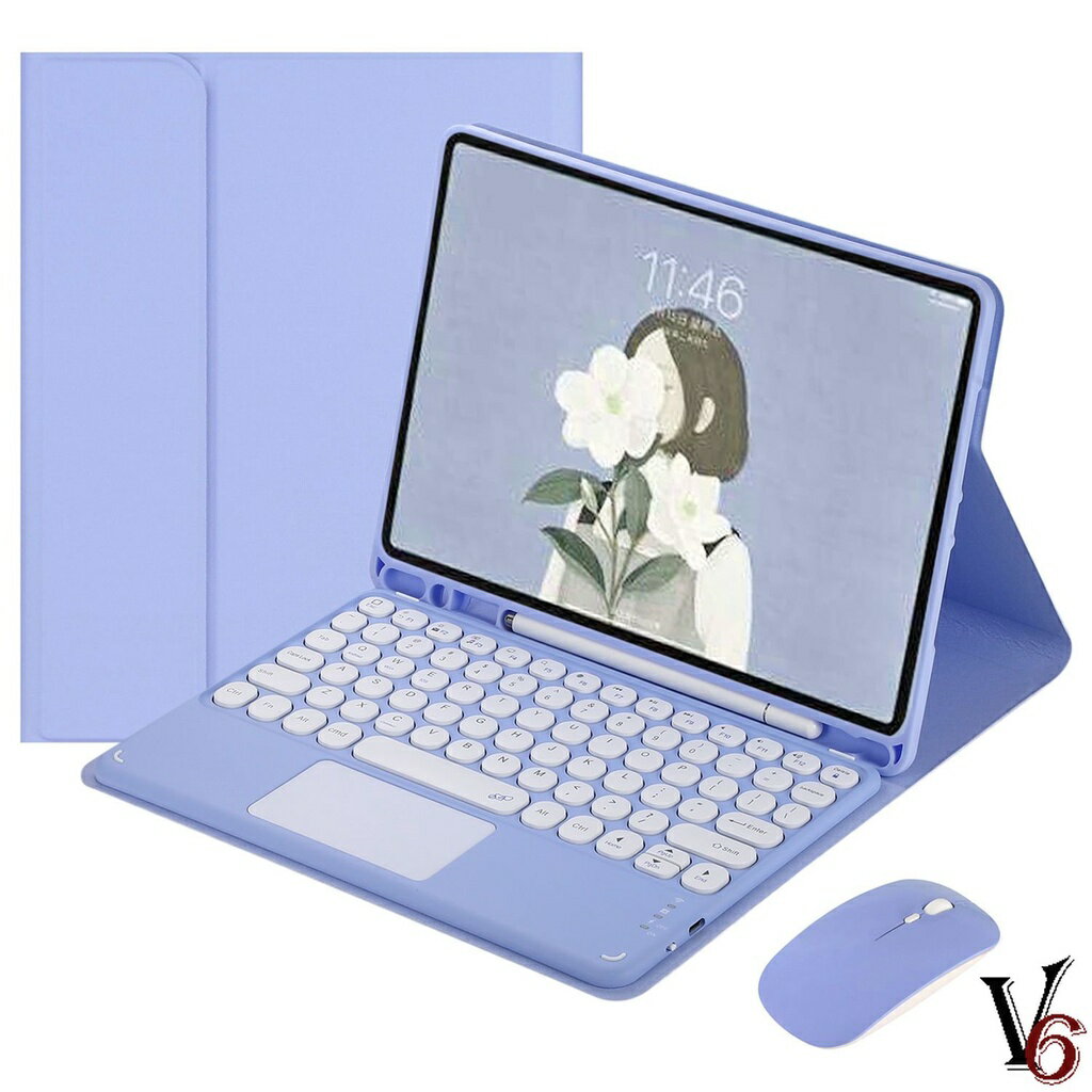三星Tab S7 FE S7 S8 plus 平板皮套 S6 lite 無線鍵盤 鍵鼠套裝 電腦保護套 支架 帶筆槽 7