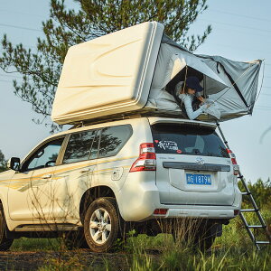 戶外車頂帳篷SUV車載ABS硬殼戶外帳4人大空間車頂帳篷