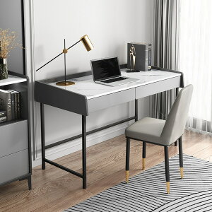 書桌家用臺式電腦桌子女生臥室小戶型簡約現代辦公桌輕奢寫字桌