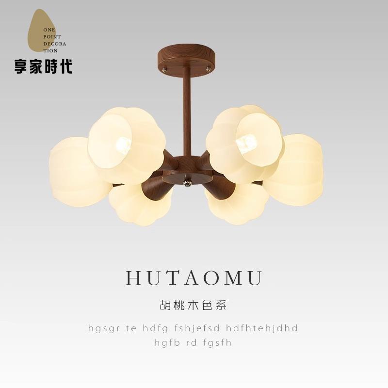 現貨 吊燈 吸頂燈 客廳燈 餐廳燈 照明燈 主臥室燈吊燈溫馨浪漫法式復古奶油風房間燈田園風簡約護眼客廳燈 工廠現貨 八折下殺wy3