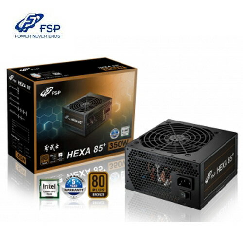 FSP全漢 聖武士 350W 電源供應器 銅牌 全日系 裝機文書首選