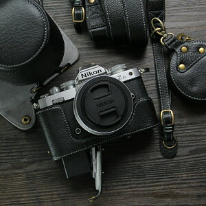 適用Nikon/尼康ZFC相機套 復古保護皮套 zfc攝影包真皮相機包