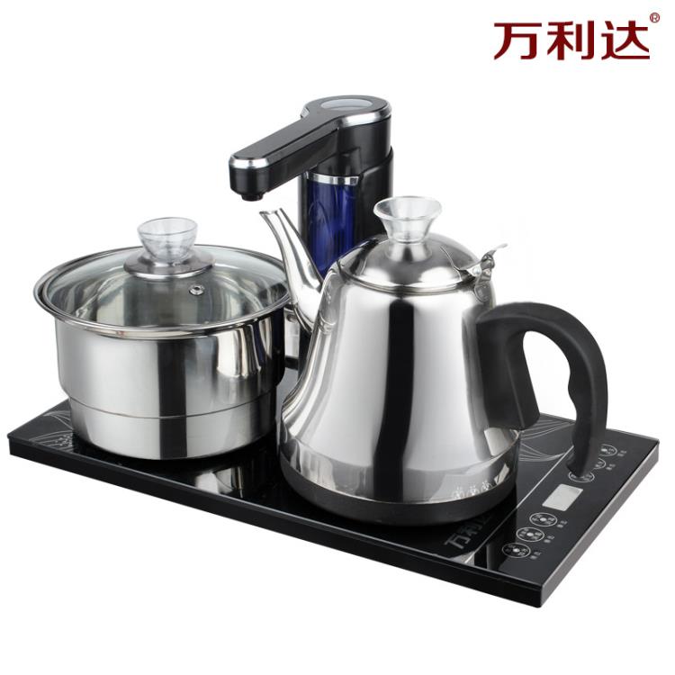 店長推薦110V全自動上水電熱水壺智能消毒茶臺嵌入泡茶具茶藝爐玻璃燒水壺【摩可美家】