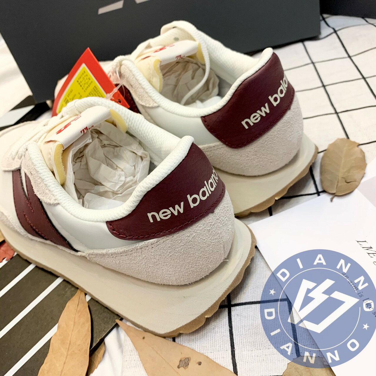 帝安諾-實體店面New Balance NB 237 卡其酒紅焦糖底327 延續新款休閒