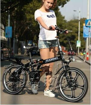 【免運速發】鳳凰摺疊自行車女式成人20寸男超輕變速便攜輕便成年大人小型單車