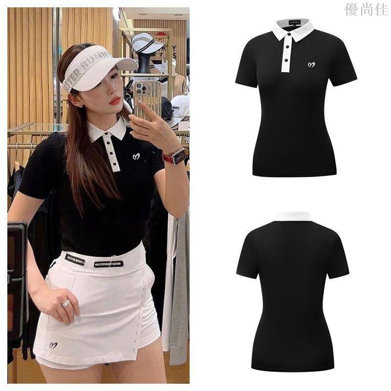 夏季新款高爾夫服裝女士短袖透氣翻領POLO衫速乾吸汗運動網球定製
