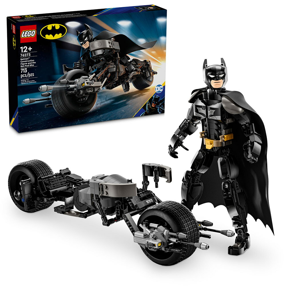 樂高LEGO 76273 SUPER HEROES 超級英雄系列 Batman™ Construction Figure and the Bat-Pod Bike