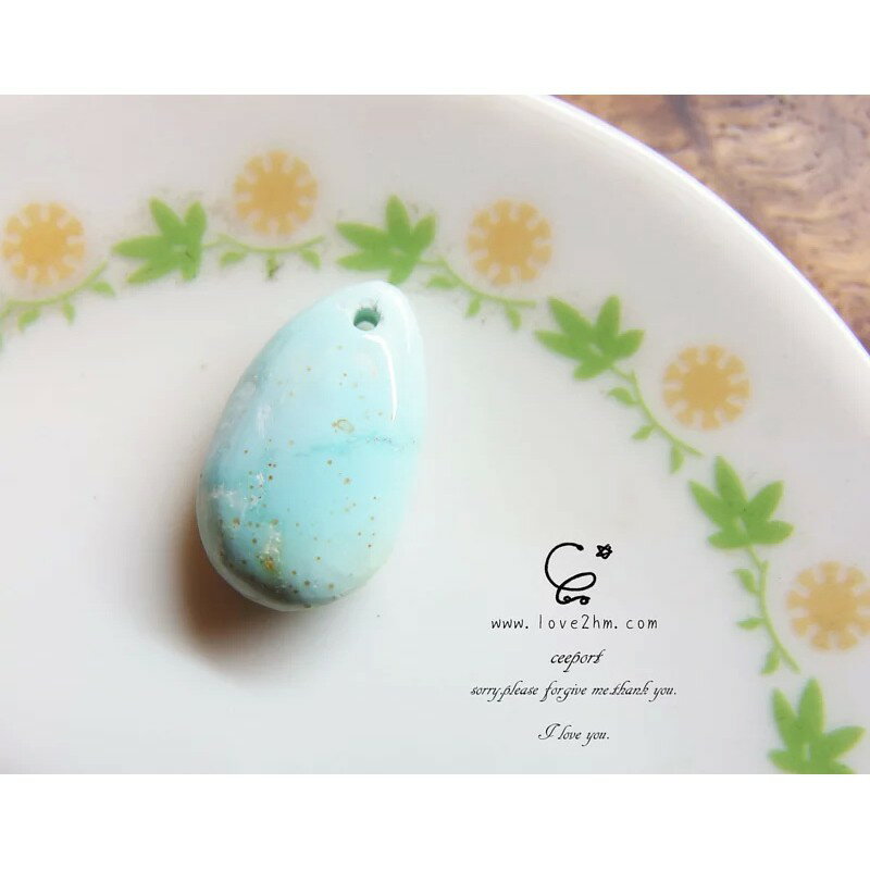 綠松石(湖北松) 2550/綠松石/水晶飾品/ [晶晶工坊-love2hm]